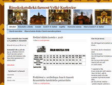 Tablet Screenshot of farnostvelkekarlovice.mablog.eu